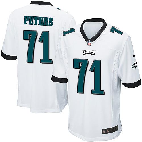 Nike Eagles #71 Jason Peters White Youth Stitched NFL New Elite Jersey